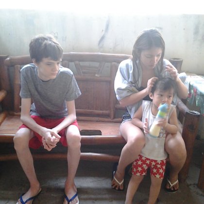 Romens värld inskränkte sig till Arlenes stacket. Foto Röda Korset