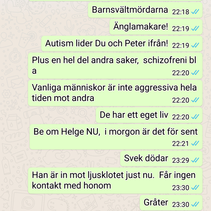 Min reaktion till den girige hälaren Thomas Kallmyrs hat-baserade egna fabrikation "autism