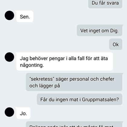 juli 2020, Romen fått mat-stopp på LSS-gruppboendet "Norrtull"