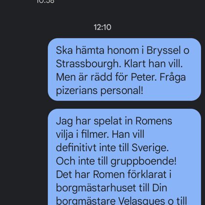 SMS-chatt med Arlene Takahashi den 19. Febr. 2022