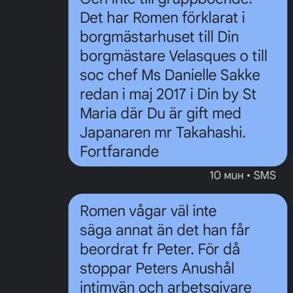 SMS-chatt med Arlene Takahashi den 19 febr 2022