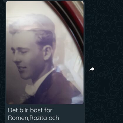 Thomas Kallmyr hotar mina 3 barn i sin WhatsApp-chatt med mig den 18 juni 2022
