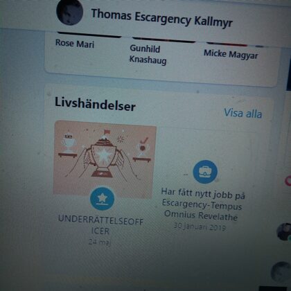 skrattretande när en barnamördare och hälare upplever sig som trippelagent!