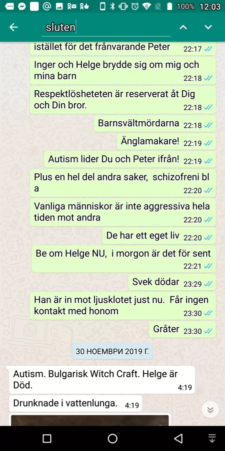Min reaktion till den girige hälaren Thomas Kallmyrs hat-baserade egna fabrikation "autism