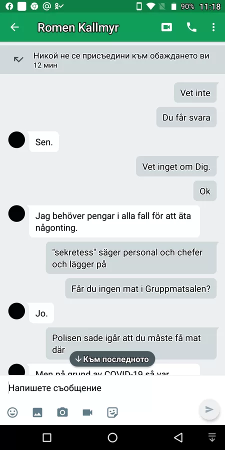 juli 2020, Romen fått mat-stopp på LSS-gruppboendet "Norrtull"